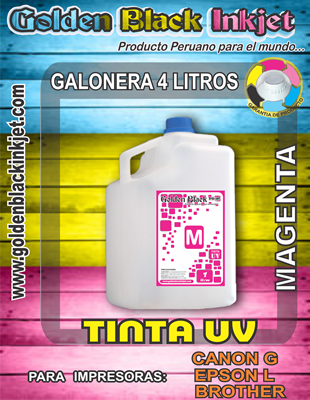 Tinta UV, Galonera 4 Litros